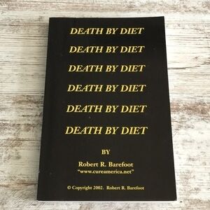 𝅺DEATH By Diet Paperback By Robert R. Barefoot 2002